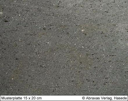 Musterplatte Basaltina 15 x 20cm - ©Abraxas Verlag, Hasede