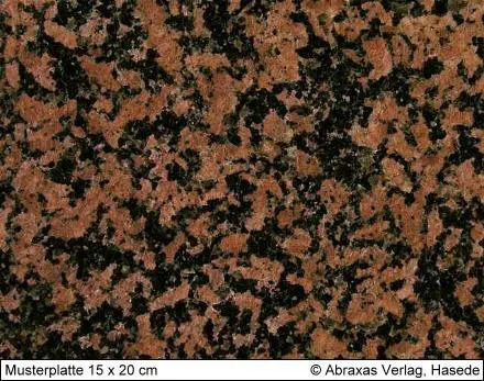 Musterplatte Granit / Quarzit 15 x 20cm - ©Abraxas Verlag, Hasede